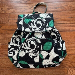 Vera Bradley Women's Drawstring Backpack Imperial Rose